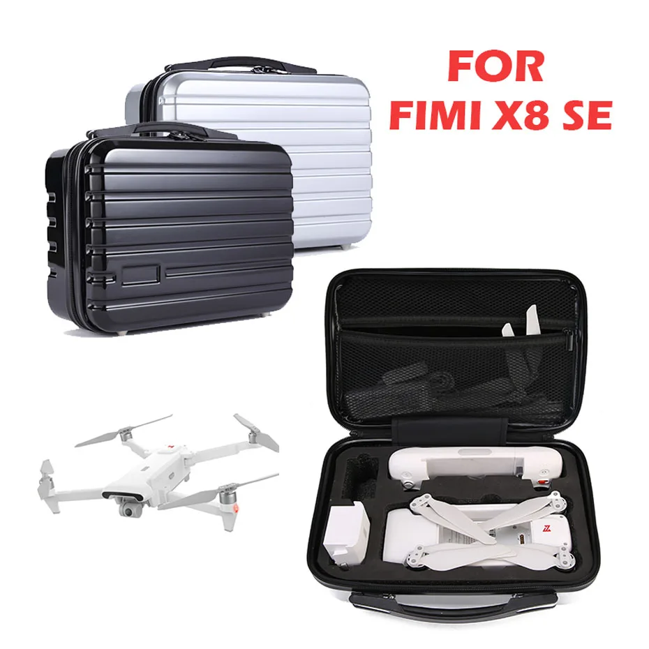 

For Xiaomi Fimi X8 SE Drone Bags EVA Hard-Skin Carrying Storage Backpack Fi mi X8 SE RC Quadcopter Handbag Waterproof Bag Black