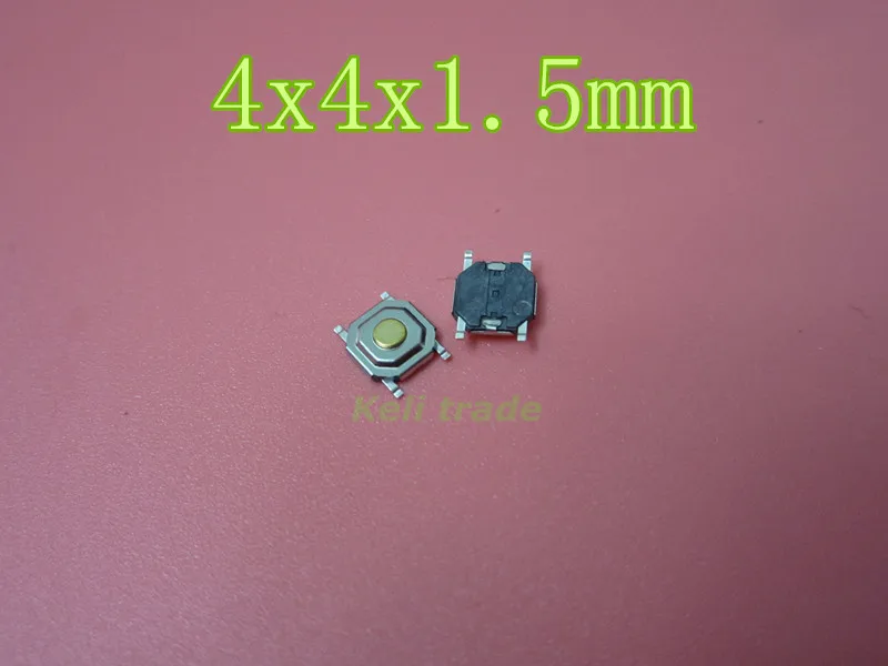 50 шт. Кнопка тактового выключателя SMD Микропереключатель 4x4x1 5 мм 4*4*1 мм|Детали и