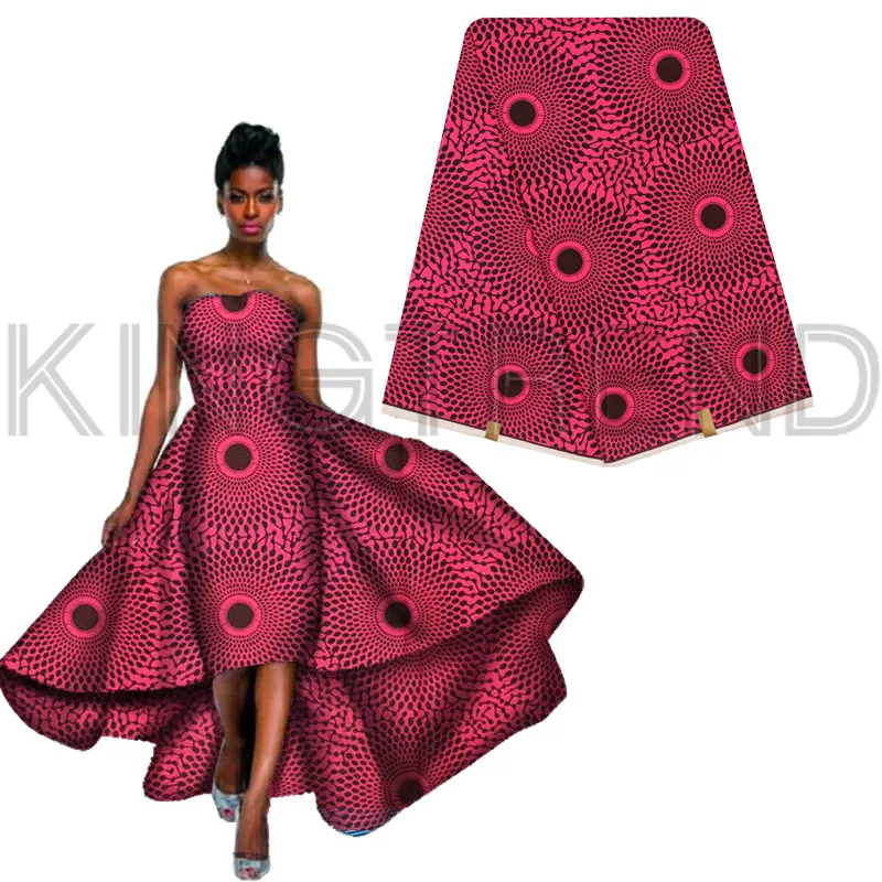 

100% cotton african fabric wax cottonAfrican textile for clothing H16063010