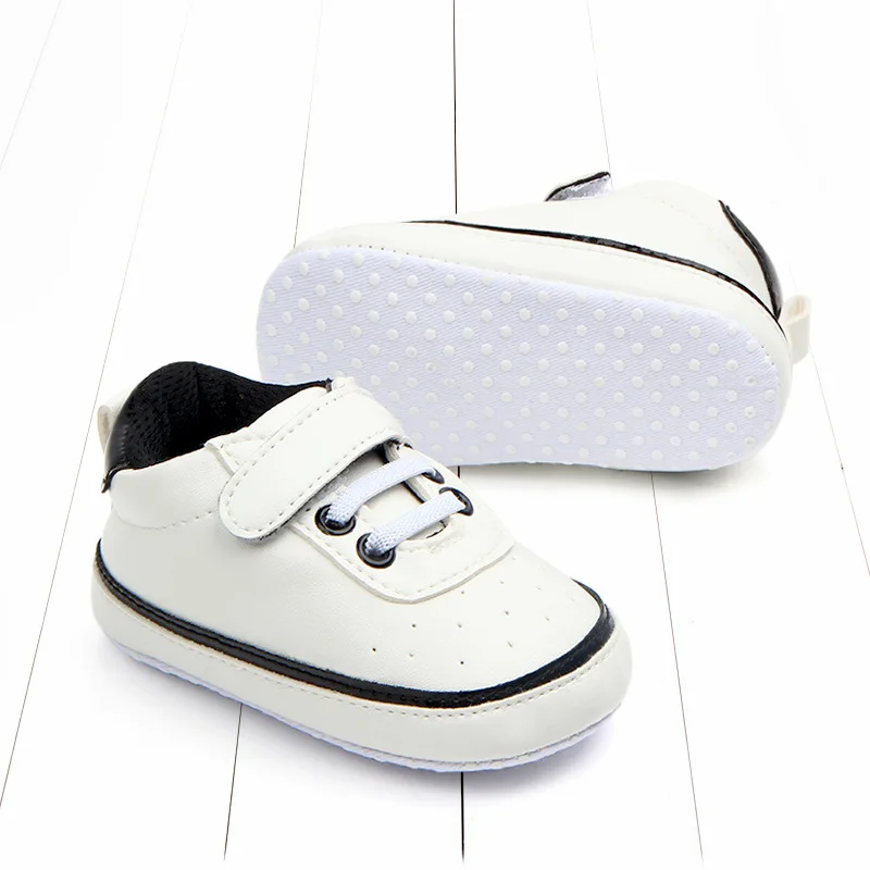 Мягкая детская подошве на застежке-липучке, тапочки для малышей для маленьких мальчиков и девочек детская обувь, новорожденные для детей от 0 до 18M мягкая подошва d первая обувь для ходьбы