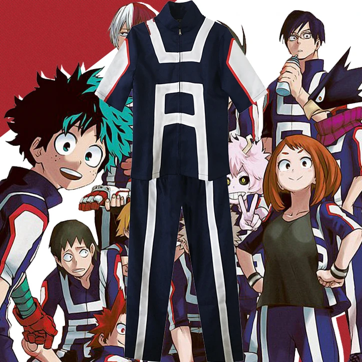 Аниме Косплей Костюм My Hero Academy Katsuki Bakugou униформа в розницу оптом Хэллоуин