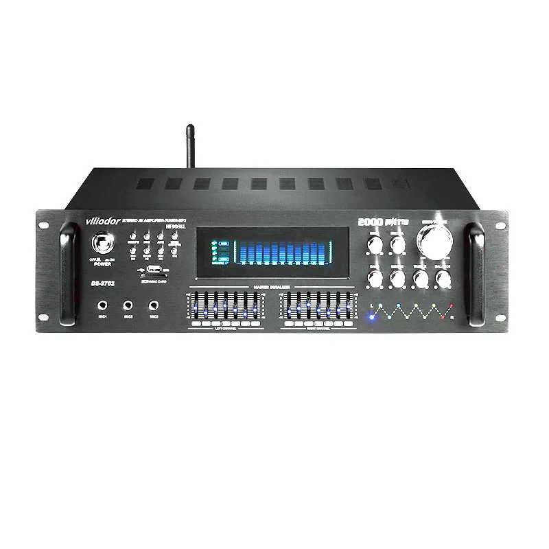 HF18-1001 210 Вт* 2 220 в домашний KTV Усилитель Компьютер 4,0 Bluetooth усилитель USB реверберации резистор HIFI усилитель с пультом дистанционного управления