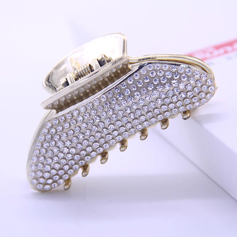 

Fashion Women Headwear Shower Hair Catcher Strainer Rhinestone Hair Claw Hair Clips Vintage Hair Accessories for Women