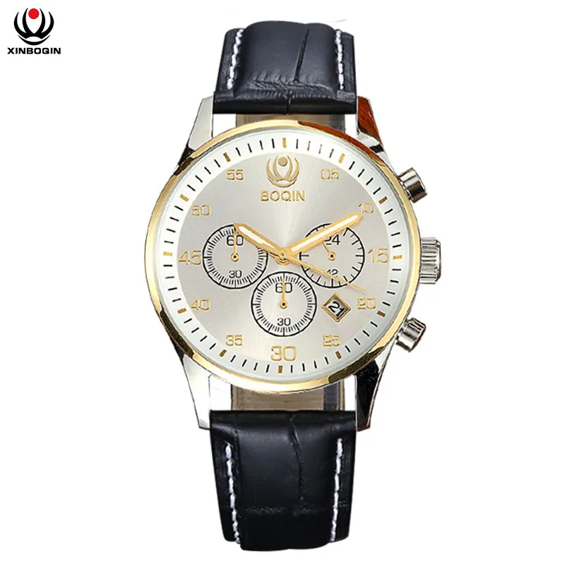 

XINBOQIN Quartz Wristwatches Noctilucent Waterproof Brand Luxury Watch Man Stainless Steel Business Casual Fashion Male Watches