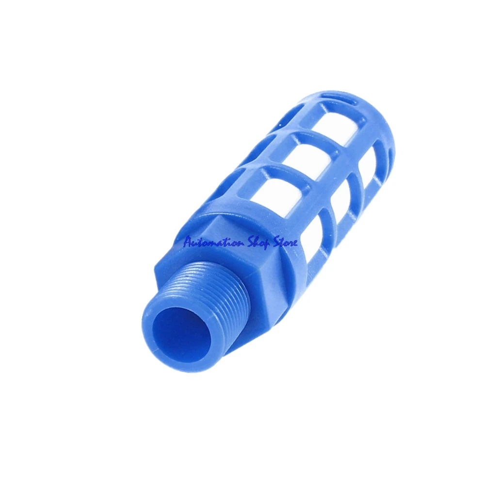 5pcs 15mm 3/8BSP Male Thread Air Pneumatic Silencer Muffler Noise