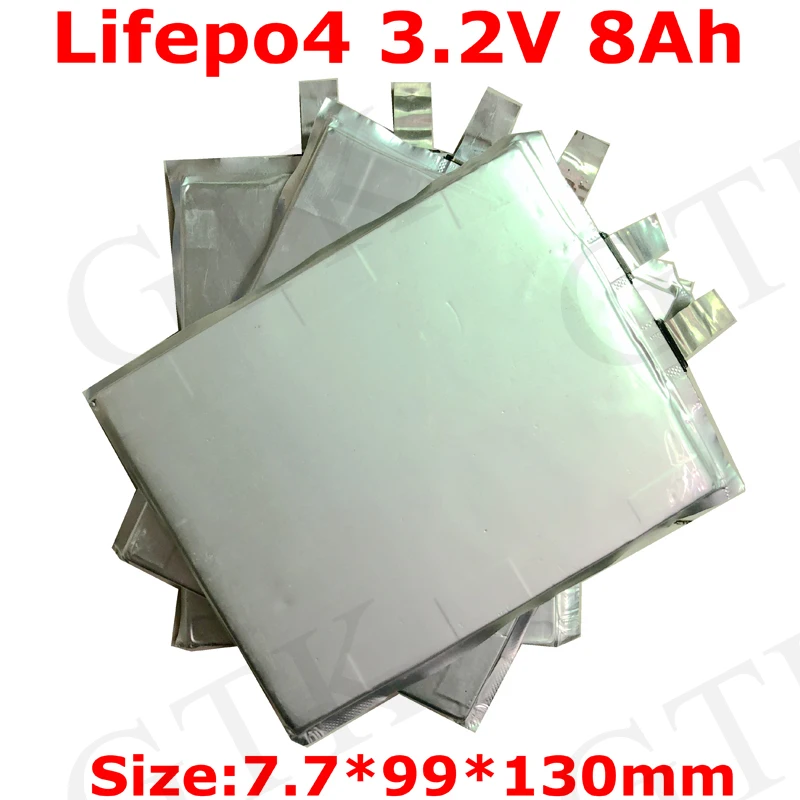 

Big Sale! GTK 50pcs brand 3.2V 8Ah lifepo4 7799130 cell 3.2v 8000mah for pack diy power tools storage motor Big promotion