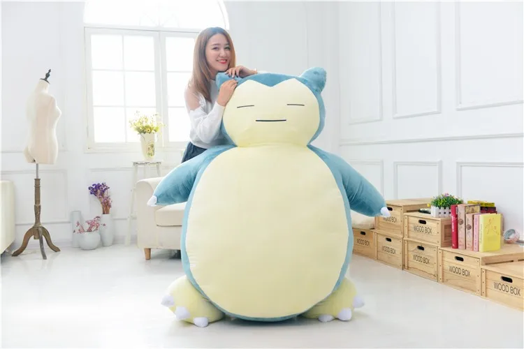 Огромные Фильмы и ТВ милые Snorlax Кожа Большой kabi игрушка без пломб подарок около 150 см