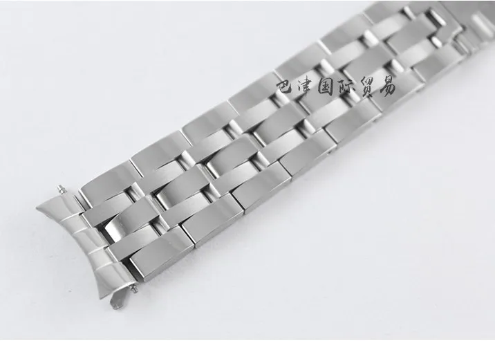 19mm/20mm PRC200 T17 T461 T014430A T014427A T014410A Watchband Watch Parts  Male Strip Solid Stainless Steel Bracelet Strap|bracelet strap|prc200  t17stainless steel strap - AliExpress
