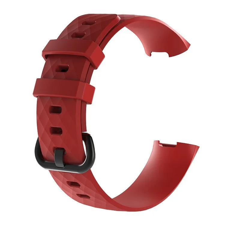 Waterproof Replacement Watch Strap for Fitbit Charge 3  Charge 3 SE Silicone Sport Band Wristband Large Small Women Men (15)
