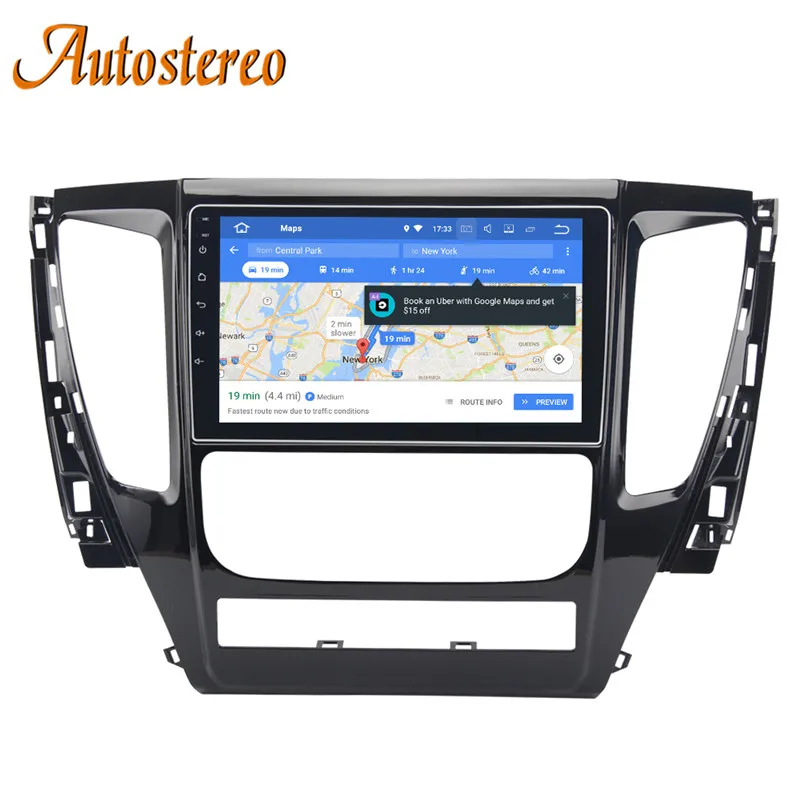 Cheap Newest Android8.0 Car no DVD Player GPS Navigation For MITSUBISHI PAJERO 2016 2017 2018 Autostereo Radio Multimedia Satnav DSP 8