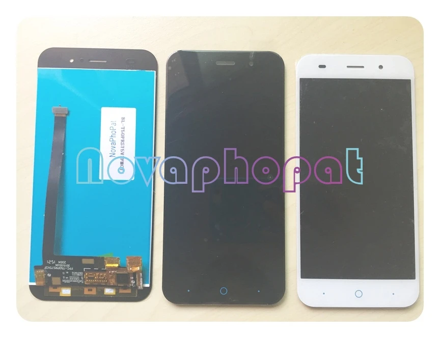 

Novaphopat Black touchscreen For ZTE Blade X7 D6 V6 Z7 T660 T663 LCD Display Monitor with Touch Screen Digitizer Full Assembly