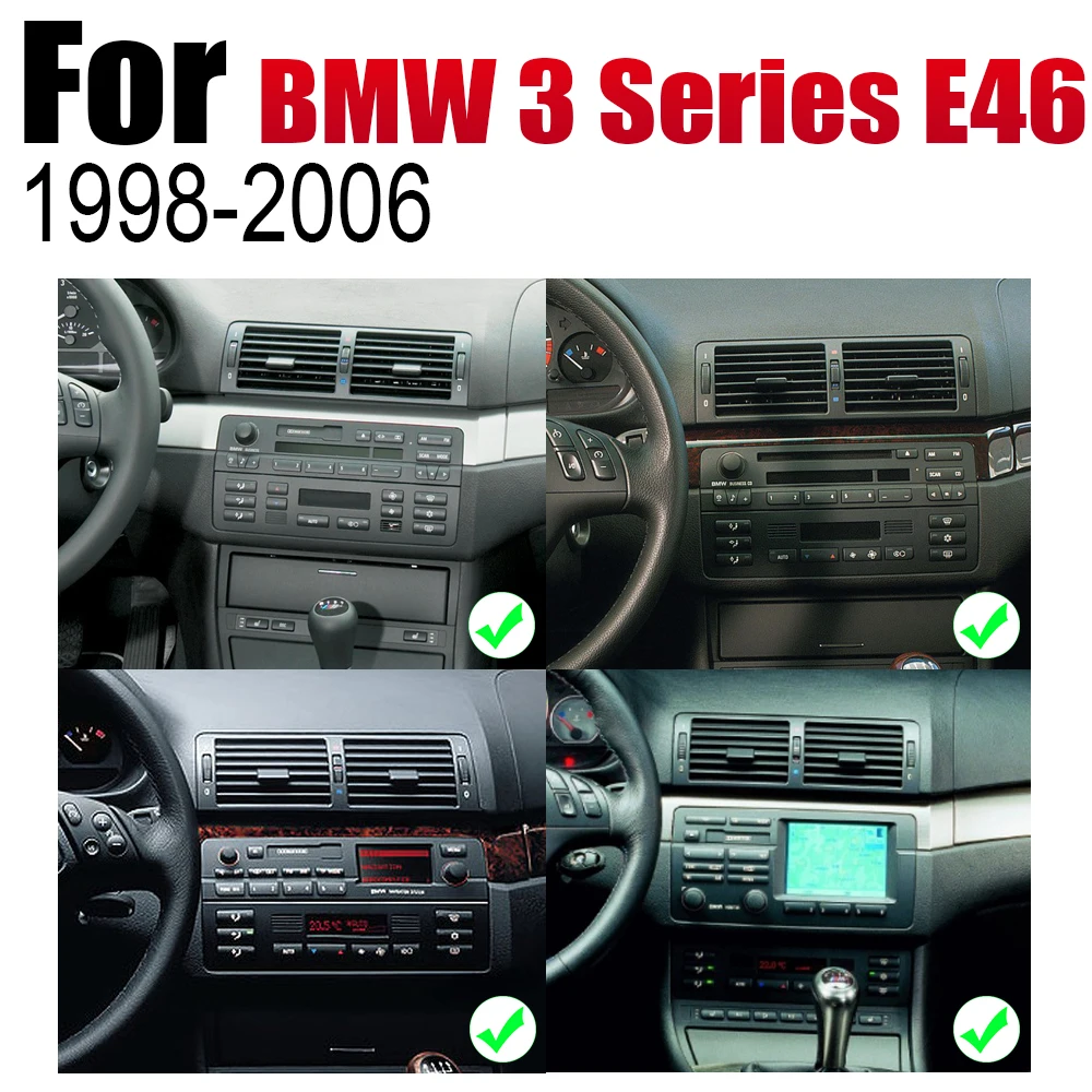 Cheap Android 2 Din Auto Radio DVD For BMW 3 Series E46 1998~2006 Car Multimedia Player GPS Navigation System Radio Stereo 2