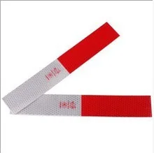 10PCS 5*30cm Car Reflective Stickers Warning Strip Reflective Truck Auto supplies Night Driving Safety Secure Red White Sticker