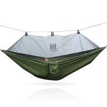 260*140 см 260 см Армейский зеленый Цвет 210 Т нейлон москитная сетка гамак