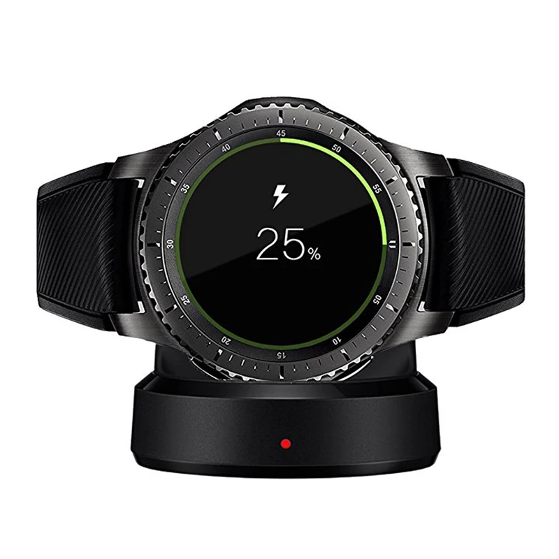 BONOLA QI Беспроводное зарядное устройство для samsung gear S3 S2 Смарт часы Зарядная база