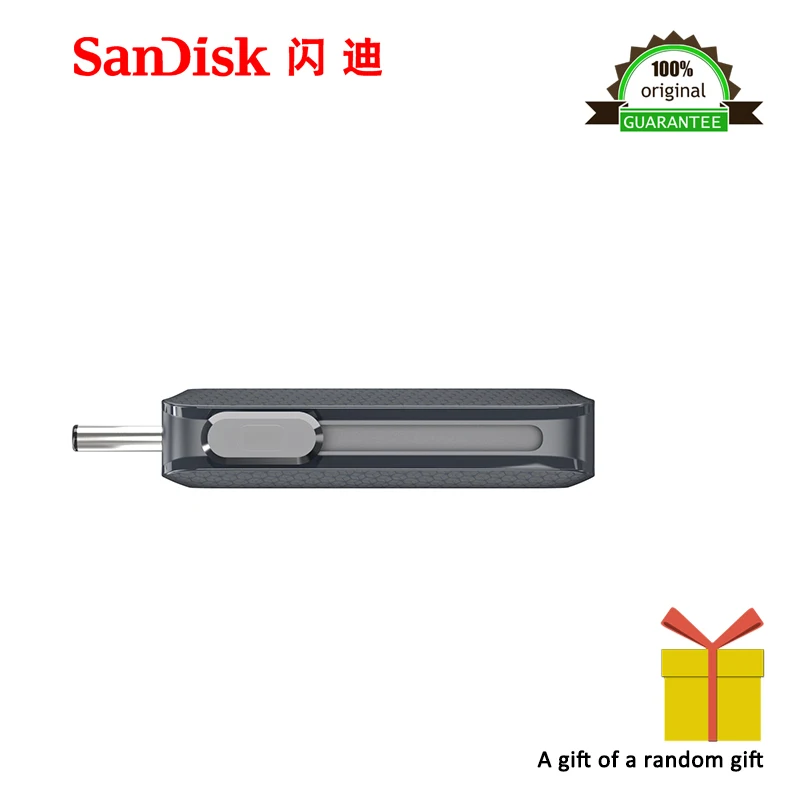 sandisk 128GB SDDDC2 экстремально высокая скорость тип-c USB3.1 двойной OTG USB флеш-накопитель 64GB флеш-накопитель 32GB16GB 130 м/с