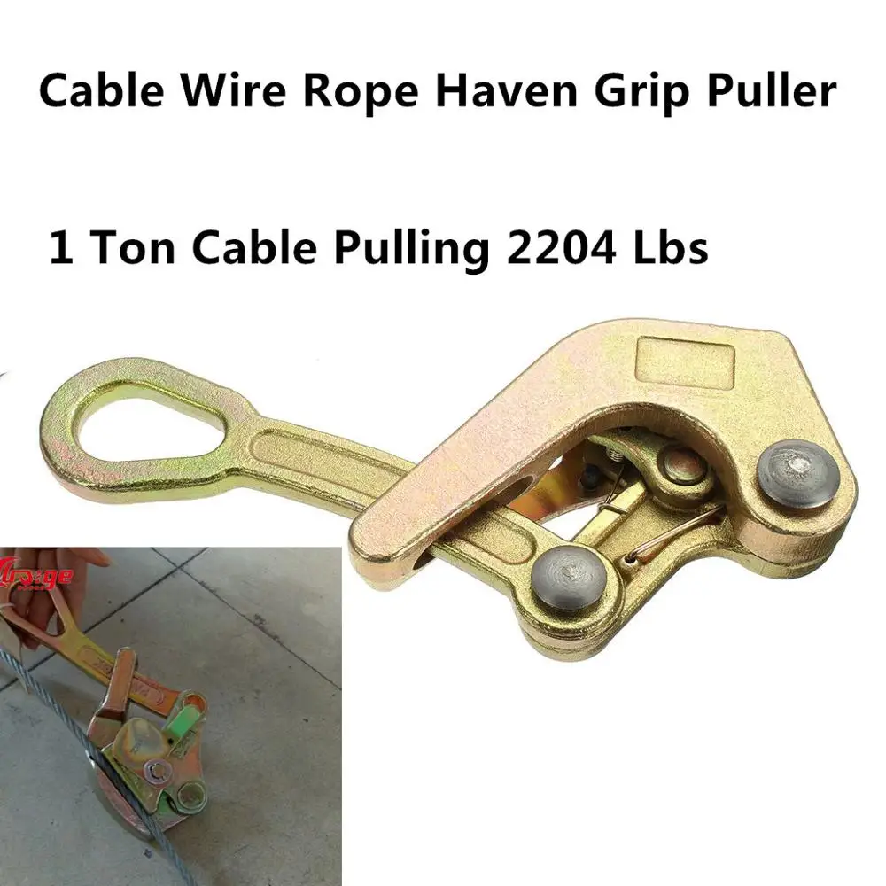 

Multifunctional Cable Wire Rope Haven Grip Puller Pulling Alloy Steel 1 Ton Cable Pulling 2204 Lbs
