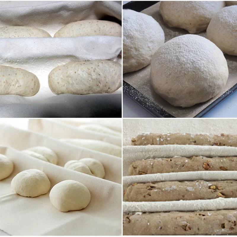 Duolvqi Ферментированная льняная ткань тесто пекари сковородки для хлеба багет льняная ткань коврик для выпечки Кондитерские кухонные инструменты для выпечки