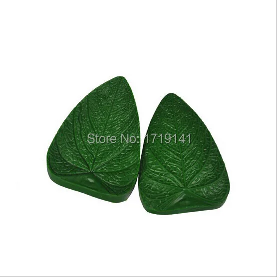 

LXYY baking silicone mold sugar art mold double sugar tool grain mold Large leaves shaped mold
