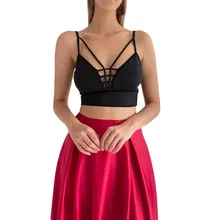 Сексуальные женские короткие топы на бретелях, одноцветные летние майки без рукавов, женские майки, Короткие топы, блузки, футболки