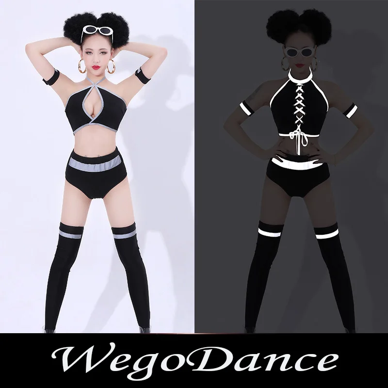 

new sexy Bar lead women's nightclub light ds new suit luminous nightclub gogo costume for woman freeshipping