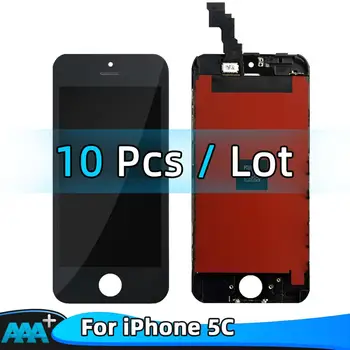 

AAA+++ Quality LCD for iphone 5C LCD Display Touch Screen Digitizer Assembly for iPhone 5C No Dead Pixel Free Shipping