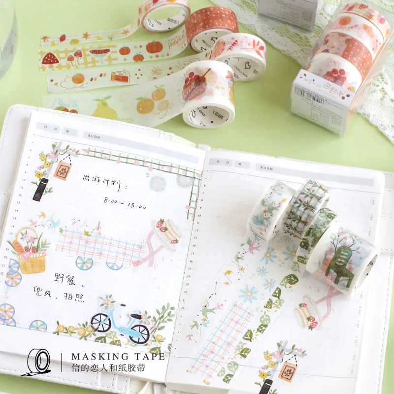 

4 pcs/pack My Favorite Series Bullet Journal Washi Tape Set DIY Scrapbooking Sticker Label Masking Tape School Office Supply