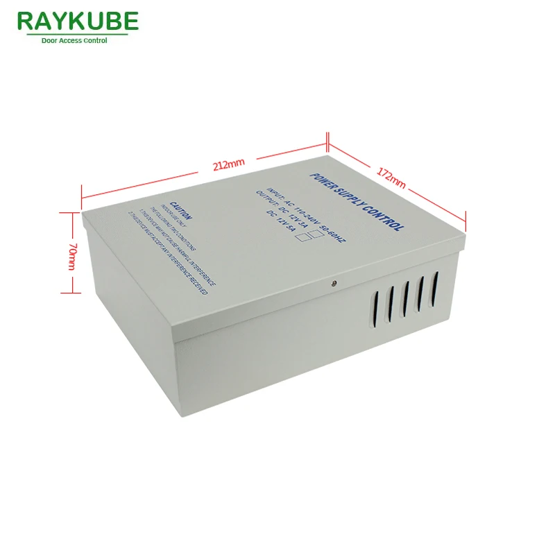 RAYKUBE 12V5A Питание коробка UPS резервного копирования Питание для Система контроля доступа