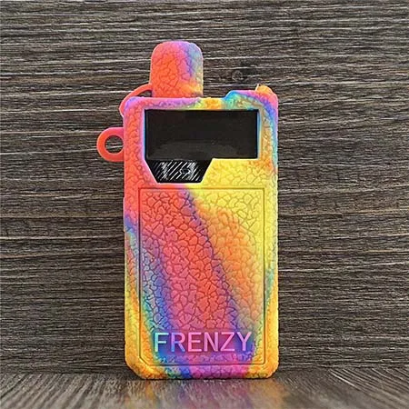 Чехол с текстурой для GeekVape Frenzy Kit Pod system, силиконовый чехол для кожи, гелевая оболочка, подходит для Geek Vape Frenzy Kit - Цвет: rainbow