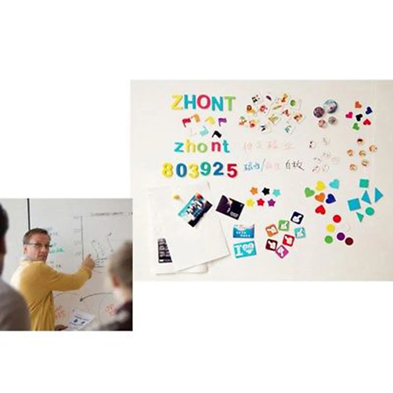 

A4 Flexible Whiteboard Fridge Magnets Message Board Refrigerator Memo Pad Magnetic Notes White Boards Stickers Fridge Magnets