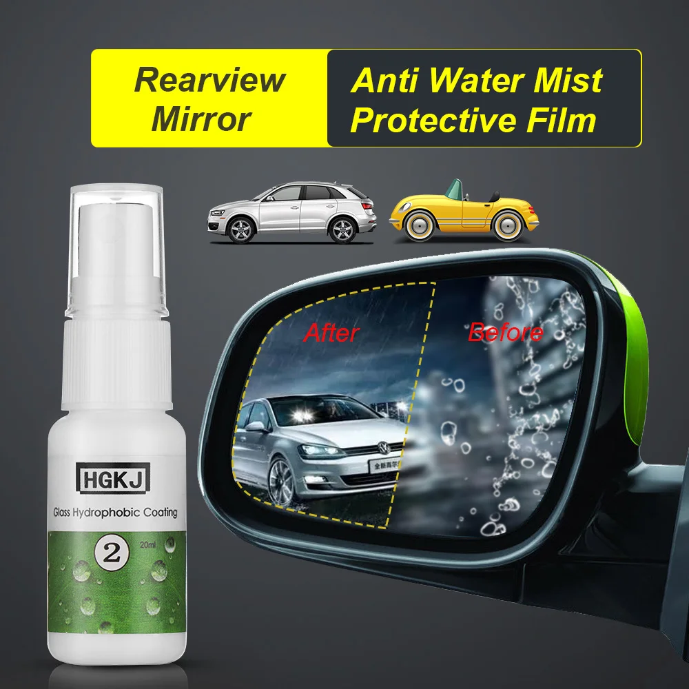 Автомобильное стекло, лобовое стекло, зеркало заднего вида, боковое стекло, водонепроницаемое нано гидрофобное покрытие, авто безопасное вождение, техническое обслуживание, аксессуары