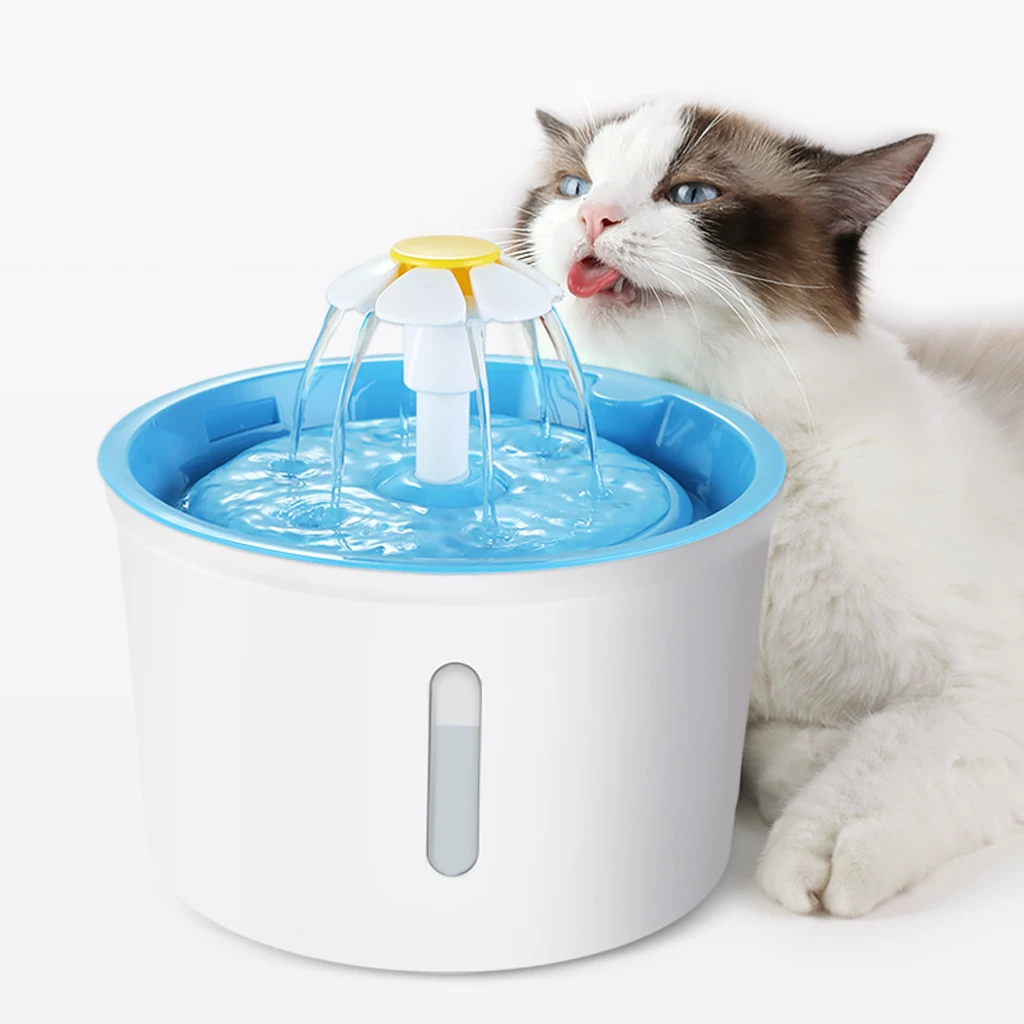 Electric Pet Mute Drinker Automatic Pet Drinking Fountain Dispenser 1.6L Health Caring Cat Water Fountain Feeder With Filter