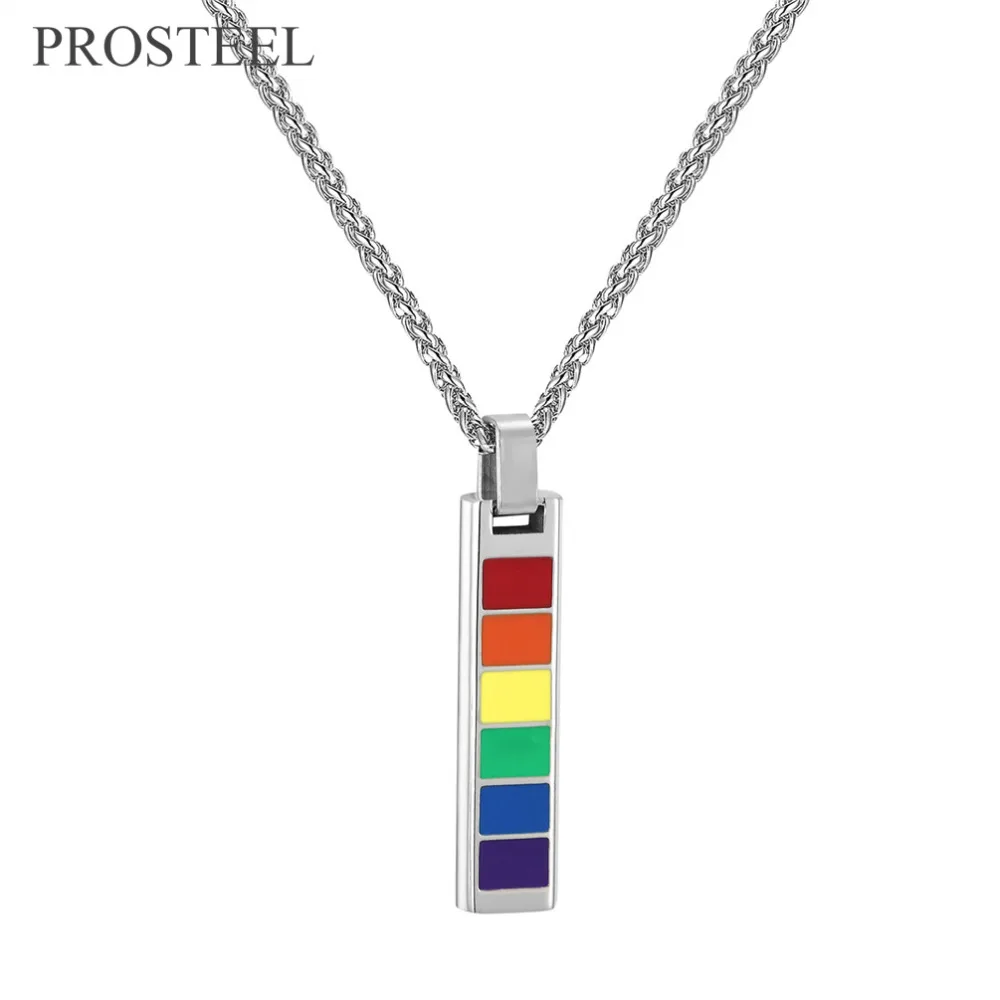 Lgbt pride necklace Clearance