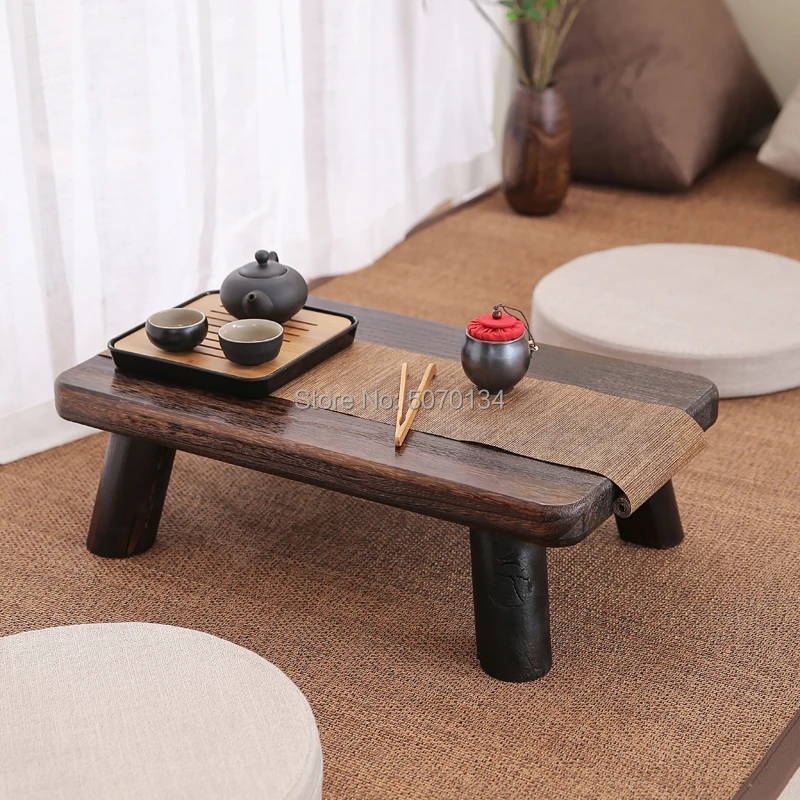 

Antique Tea Table / Computer table Rectangle Paulownia Wood Traditional Furniture Low Coffee Table Japanese Style