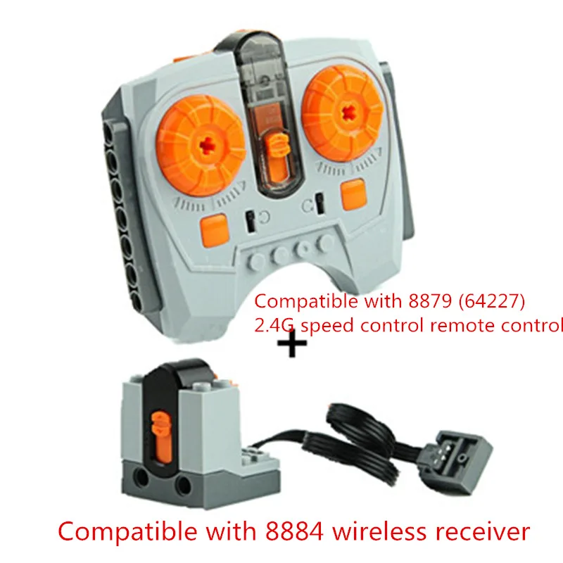 

8879 Variable speed remote control Power Machinery Wireless Remote Receiver Building Blocks legong Technic Educational Toys