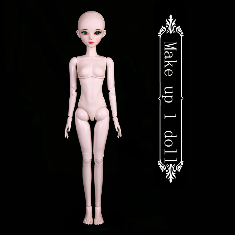 1/3 BJD кукла 56 см Пластик совместный подвижный кукла голая 20190103, модная Кукла - Цвет: doll with makeup 1