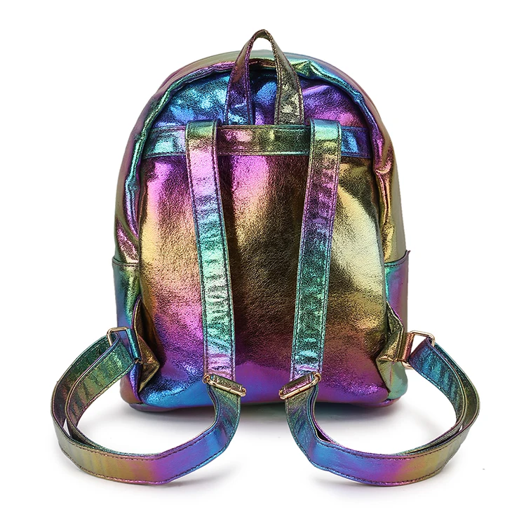 Модный женский мини-рюкзак из искусственной кожи в стиле «Симфония русалки», сумка на плечо, дорожная сумка на молнии, школьная сумка для молодых девушек
