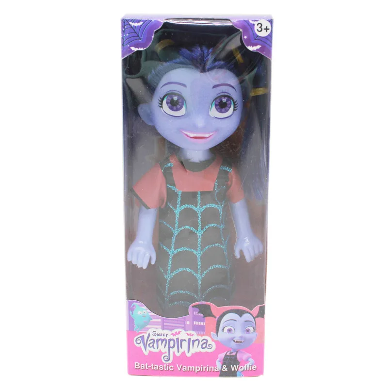 Милая кукла Vampirina pp хлопковый плюшевый Игрушки для девочек Новая настоящая Молодежная плюшевая кукла-вампир ручной кукольный детский подарок