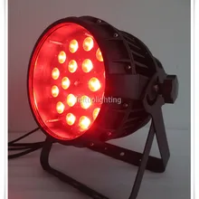 6 шт./лот 18x10 Вт rgbw 4в1 ip65 светодиодный Par Zoom Quad СВЕТОДИОДНЫЙ размытый свет светильник с DMX и кабель питания