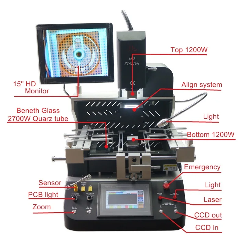 Автоматическая BGA reball станция LY G750 игровые консоли для ноутбуков микросхема