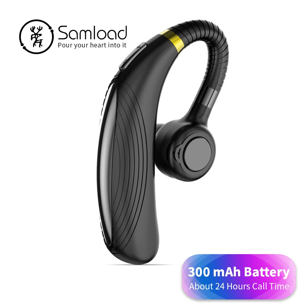 

Samload Bluetooth 4.1 Business Headphone Super Long Standby Earpiece in ear Drive headset Hands free For iPhone 7 Xiaomi Samsung