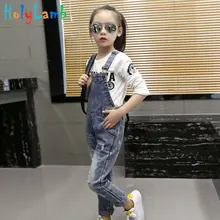 11,11 джинсовые комбинезоны, Весенняя детская одежда, джинсовый комбинезон для девочек, модные осенние детские штаны для девочек-подростков