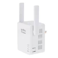 300 Мбит/с Беспроводная сеть ретрансляции Wi-Fi Repetidor AP клиент беспроводной N расширитель сигнала двойной внешней антенны 802,11 b/g/n