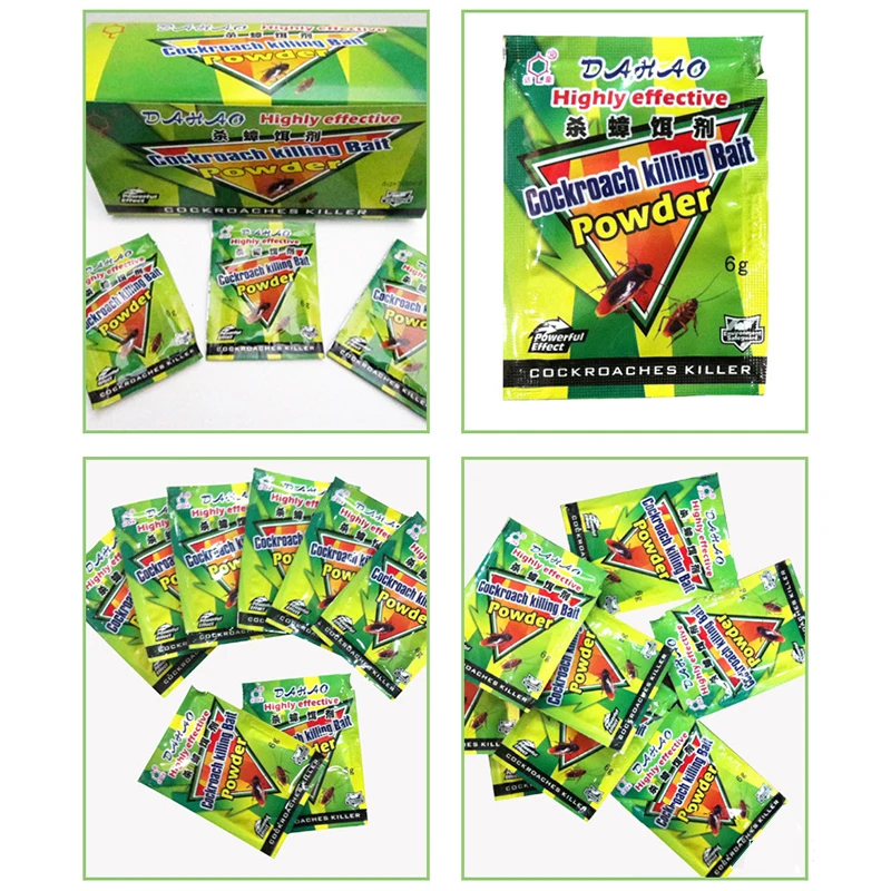 

Powerful Effective Cockroach Killer Killing Bait Ants Bait Pest Control Cockroach Repellent Powder 1p