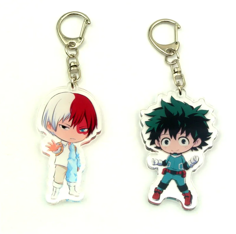 1 шт аниме брелок My Hero academic Аниме Boku no Izuku Midoriya Katsuki Bakugo акриловые брелки|Брелоки| |