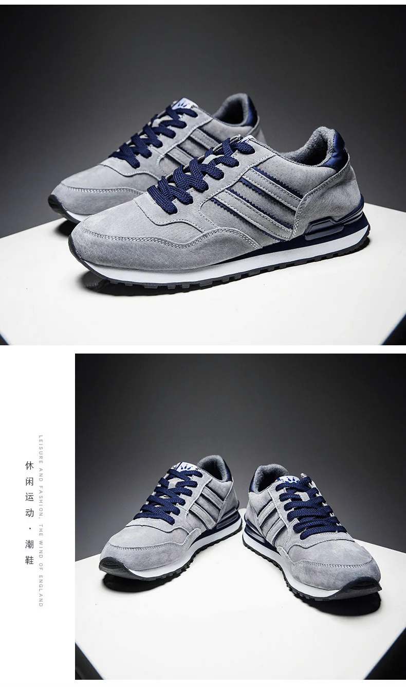 

Spring and autumn new men's casual sports shoes lightweight running shoes outdoor travel tide shoes men's campus wind sneakers