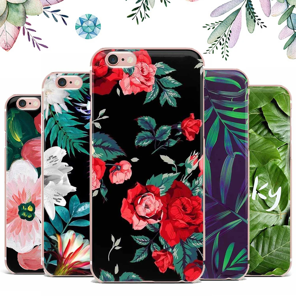 Чехол для Apple iPhone 7 6 s 5 5S плюс 8X4 чехол телефона цветы и птицы рисунком серии