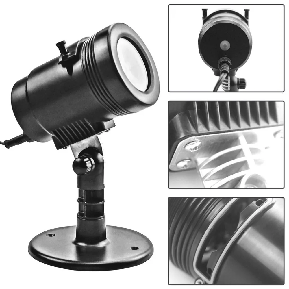 Lâmpada para Festa de Natal ao ar Luz do Gramado Icoco Filme Projetor Parede Decorativa Humor Noite Livre Indoor Casa Jardim Paisagem 1pc Led 8 gramado parede decorativa humor noite lâmpada para