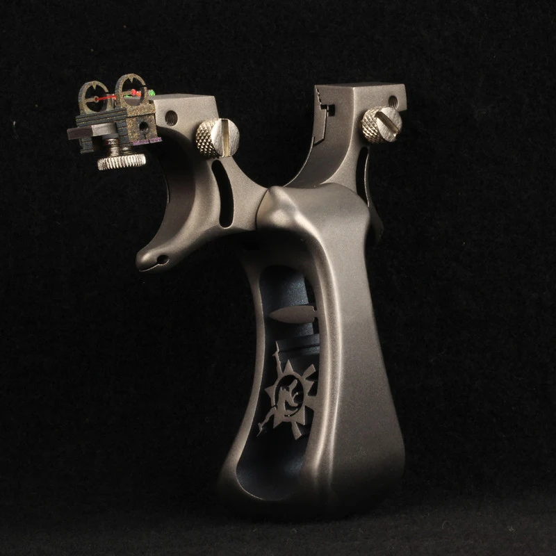 

Slingshot Hunting Titanium Alloy Hollow TC21 Titanium Alloy Wire Cutting Clips Free Tied Bow Outdoor Shooting Sports Collection