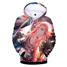 Sudadera de Anime japonés en línea 3D, Sudadera con capucha para hombres, pareja masculina, femenina, Hip Hop, Harajuku, ropa gótica Vintage, XXS-4XL